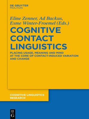 cover image of Cognitive Contact Linguistics